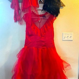 Halloween costume….Lydia from Beetlejuice